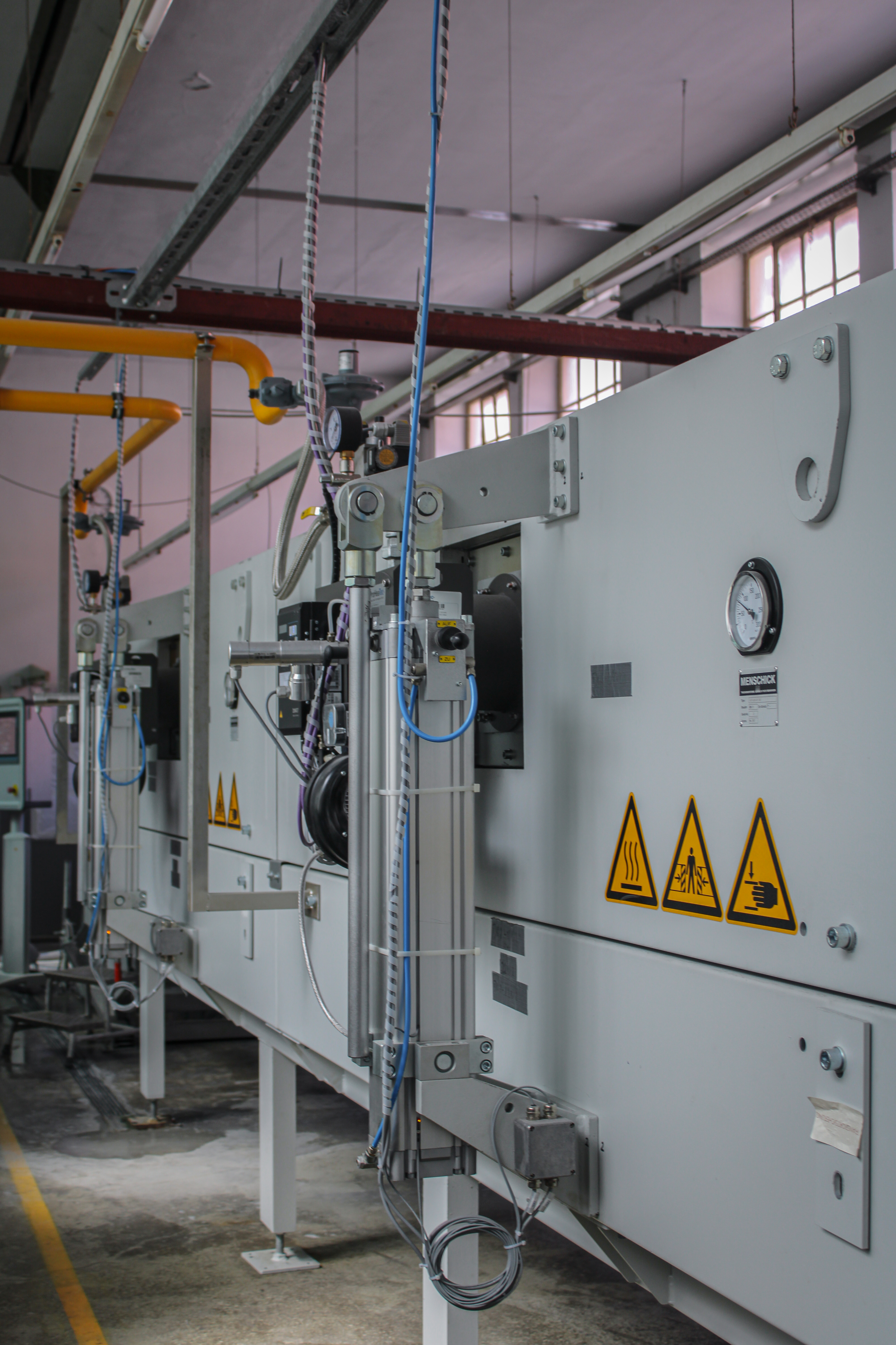 Wet-laid nonwoven production line at Phoenix Non Woven, Lenningen